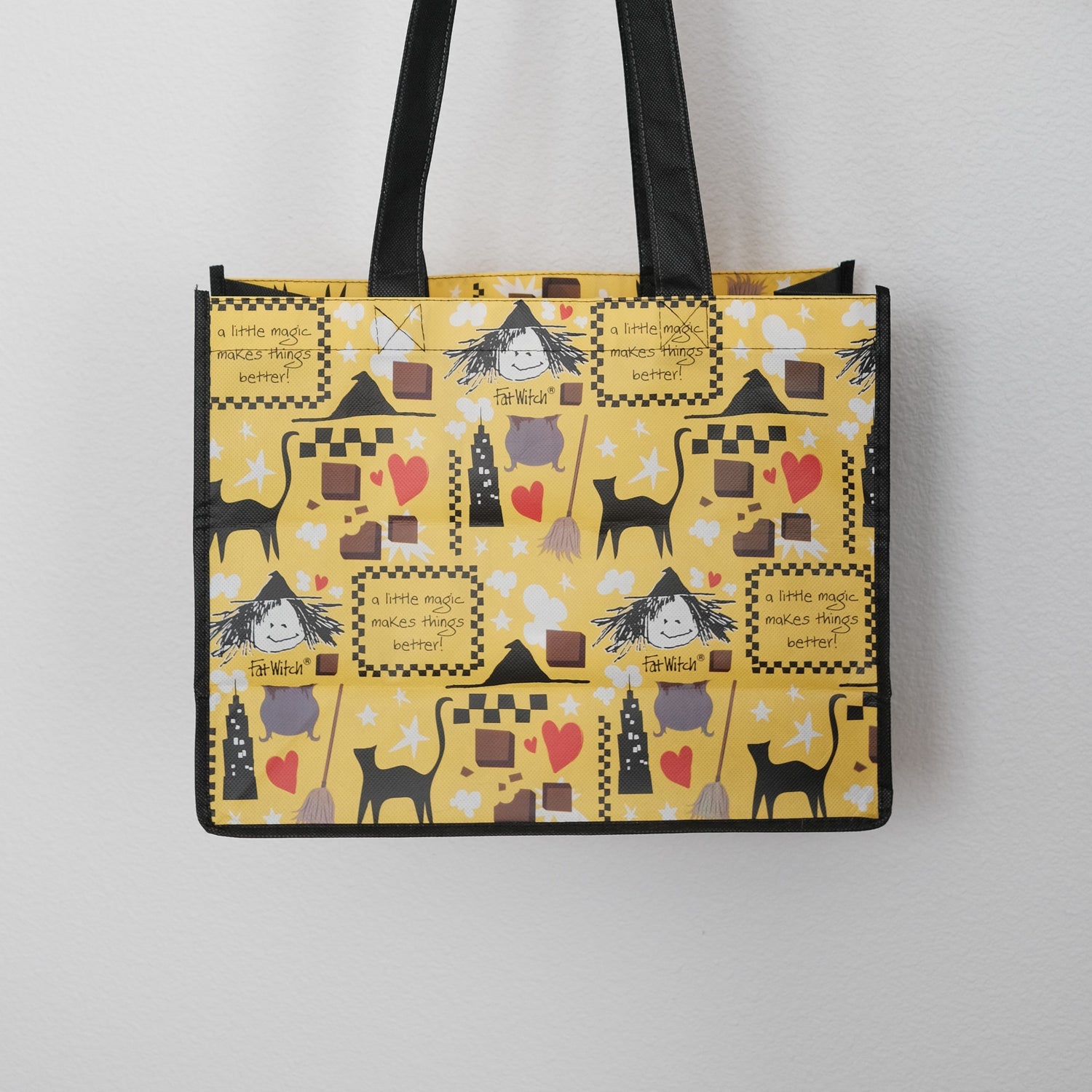 fat witch tote bag