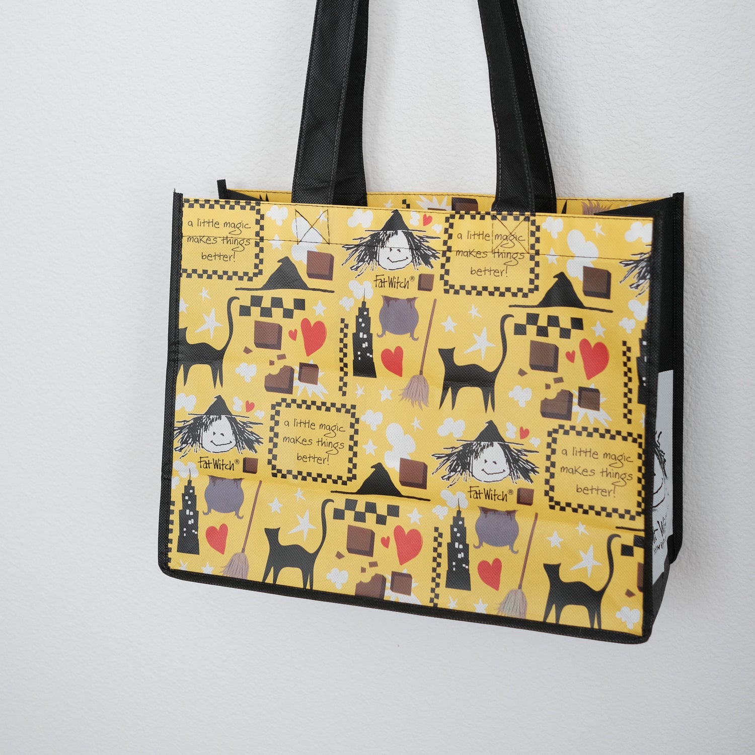 fat witch tote bag