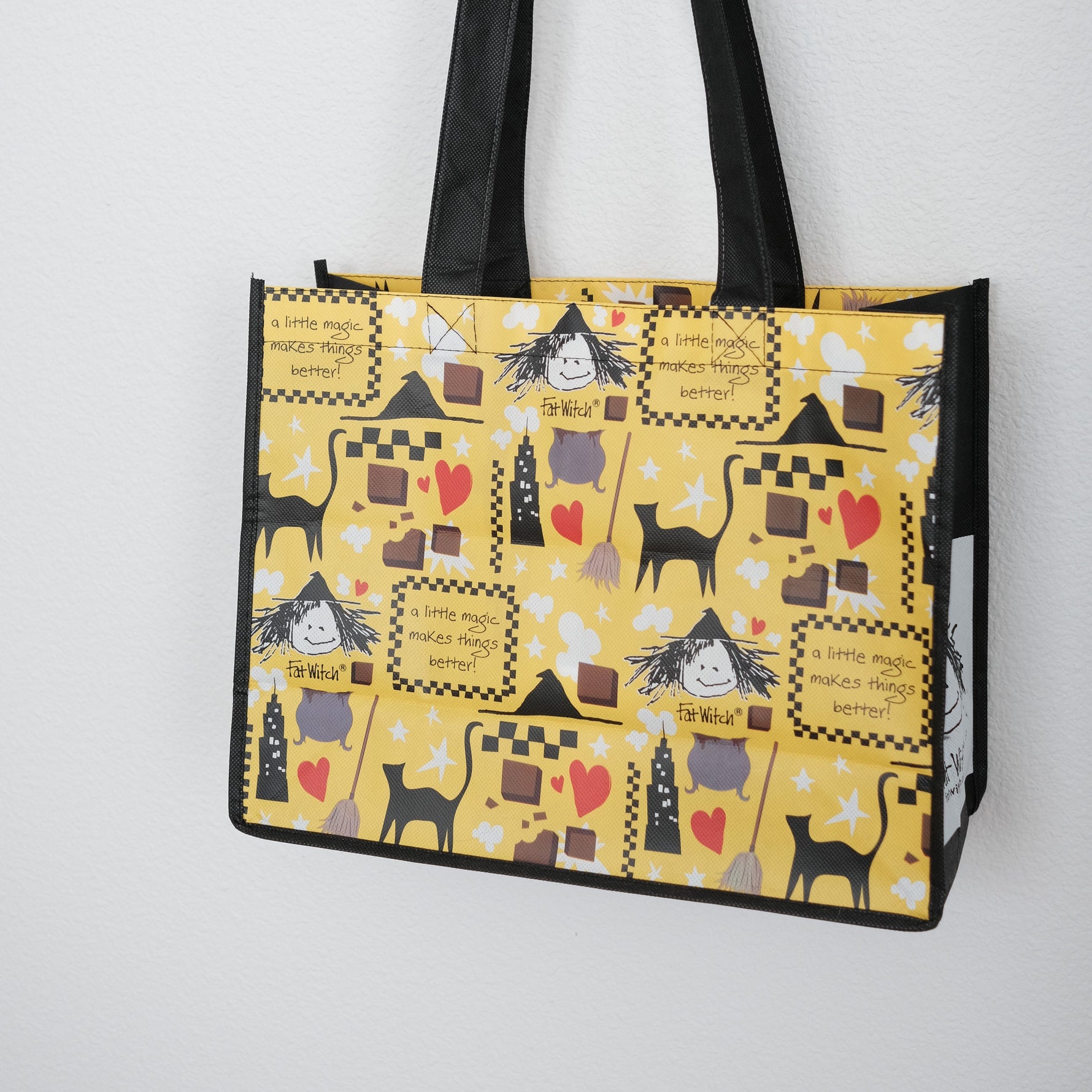 fat witch tote bag