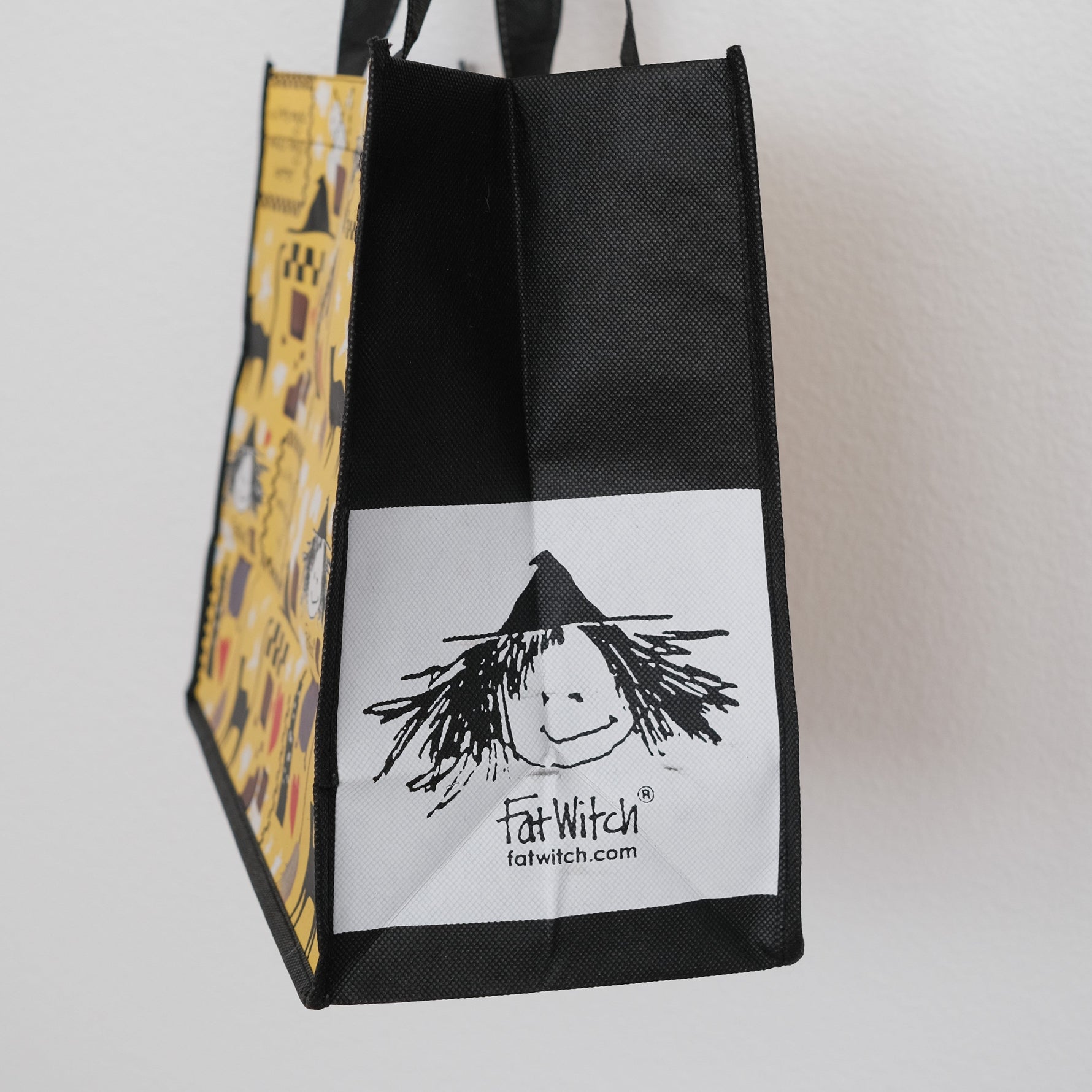 fat witch tote bag